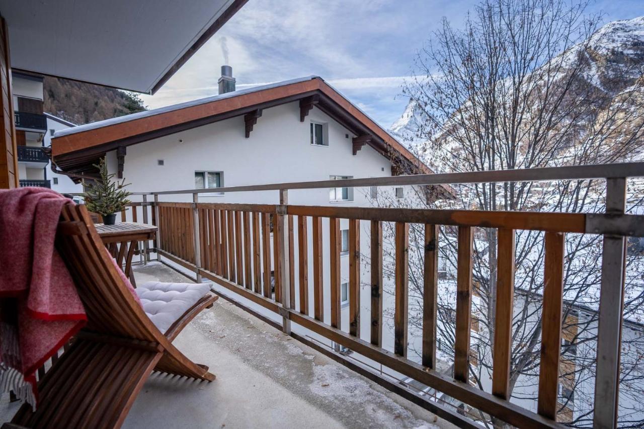 Modern Apartment With Matterhorn View Zermatt Dış mekan fotoğraf