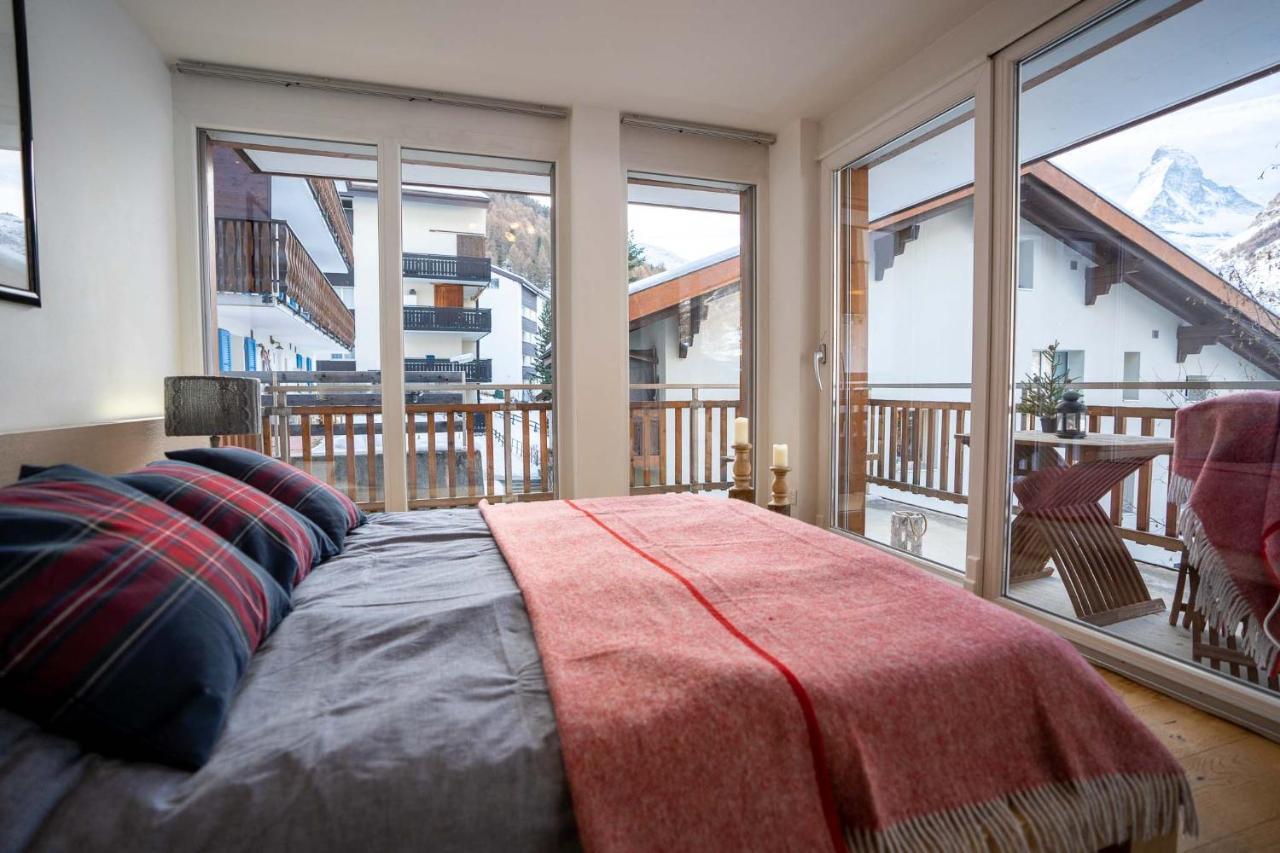 Modern Apartment With Matterhorn View Zermatt Dış mekan fotoğraf